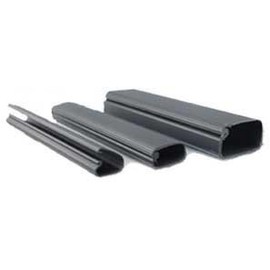 Electriduct 1" Locking Channel Cord Concealer and Wire Hider Cable Manager - 4FT Black - 3 Sticks