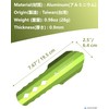 NACETURE Ultralight Backpacking Trowel Aluminum Shovel Small Potty Multitool with