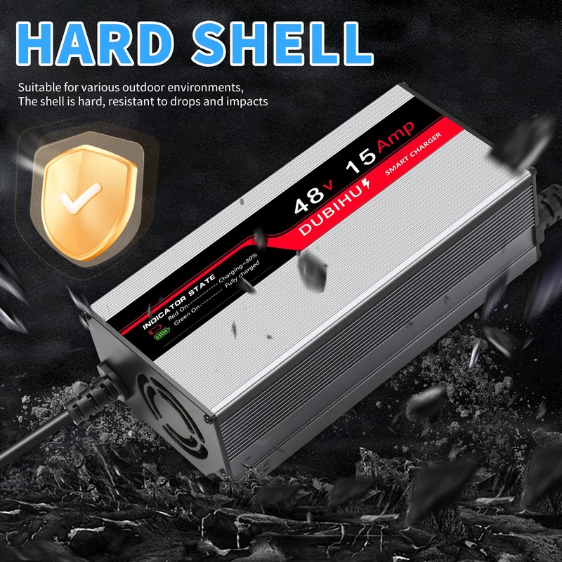 48V 15A Golf Cart Battery Charger for EZGO RXV &