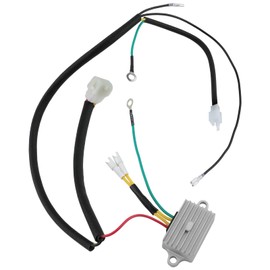 GoaMotors Voltage Regulator with Harness Compatible with Exmark Quest E Series S Series Radius E Series Radius S Series Compatible with Toro TimeCutter Titan Z Master Replace 136-7879