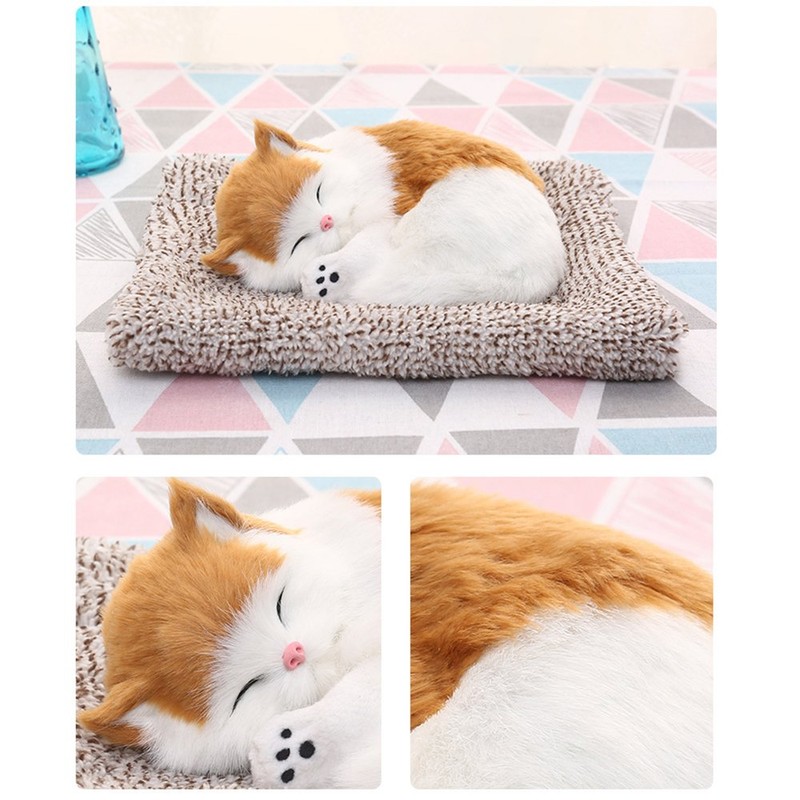 Bamboo Charcoal Deodorizer, Plush Cat Air Purifier Bag, Non-Toxic, Unscented,