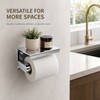 Stainless Steel Paper Towel Holder for Kitchen – Wall-Mounted Roll