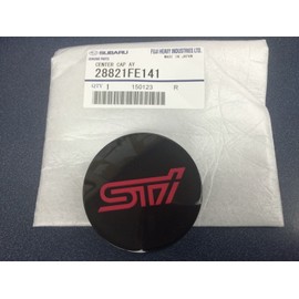 Genuine Subaru STi Wheel Center Cap Impreza WRX STi 28821FE141 2004-2018