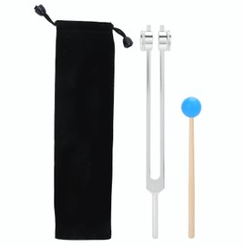 68.05Hz Tuning Fork Massage Therapy Stress Relieve Tuning Fork with Wooden Hammer