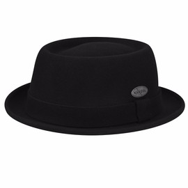 Kangol LiteFelt® Pork Pie - Black/S Black, Small