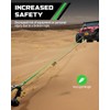 DAYDOOR Winch Rope Extension, 3/8'' x 50ft Synthetic Winch Extension