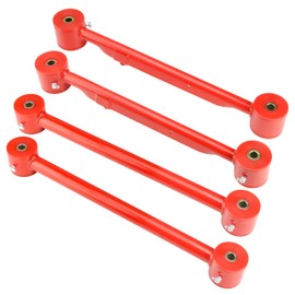 4 pc Rear Upper & Lower Control Arms Kit – Fits 2002-09 Chevy Trailblazer/Ext, GMC Envoy/XL/XUV, Buick Rainier, Oldsmobile Bravada & Saab 9-7X – Direct Replacement Rear Trailing Arms