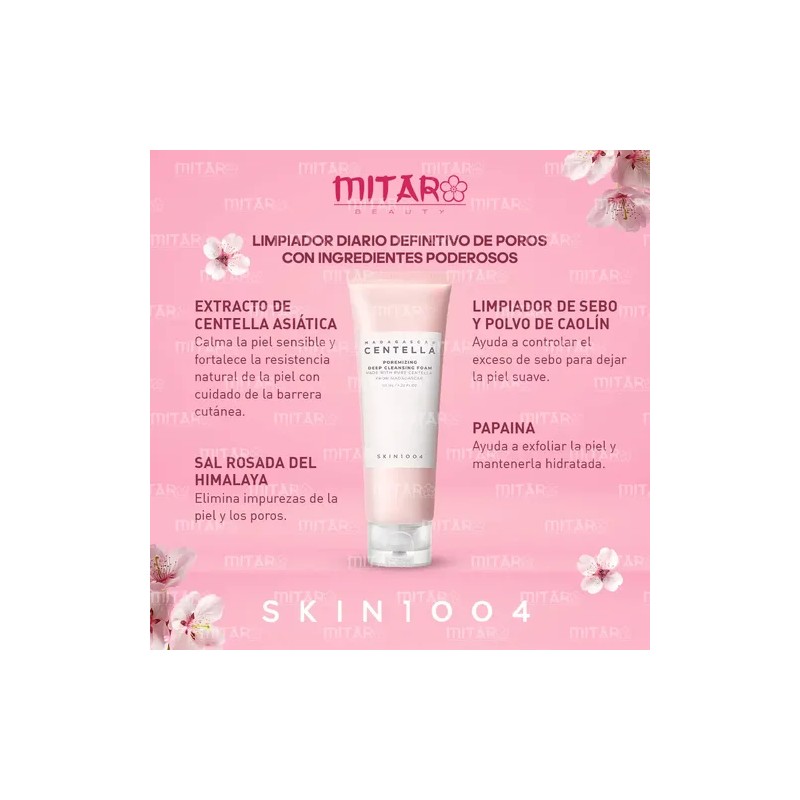 Skin1004 Madagascar Poremizing Foam Toner Serum Crema Poros
