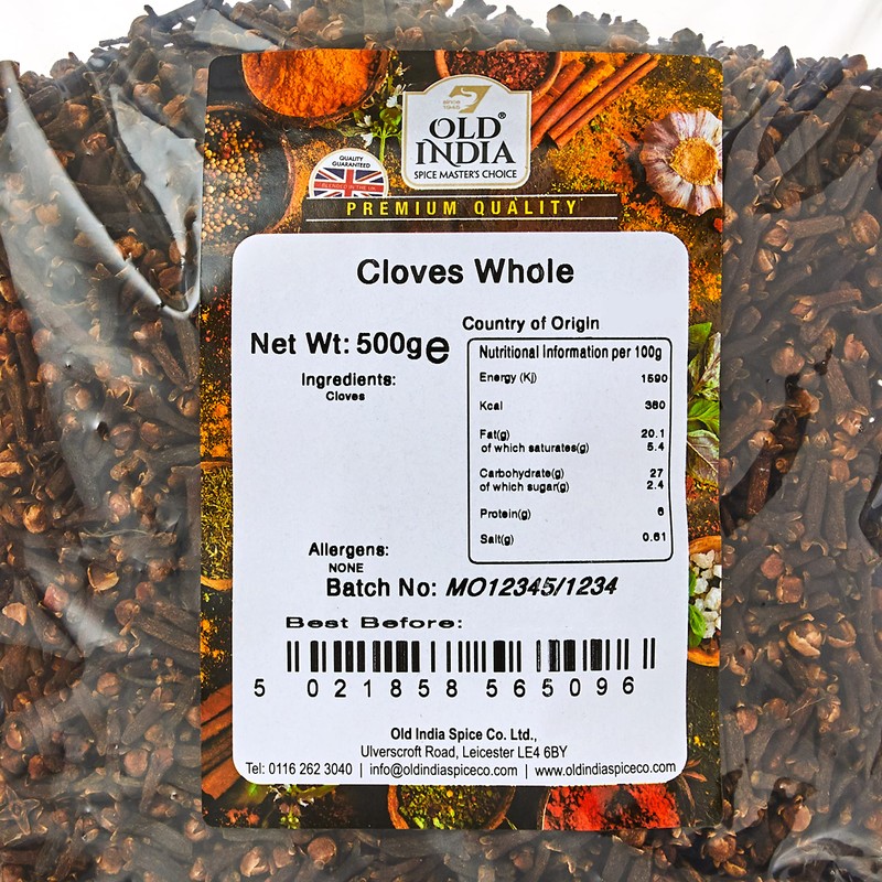Old India Cloves Whole 500 g