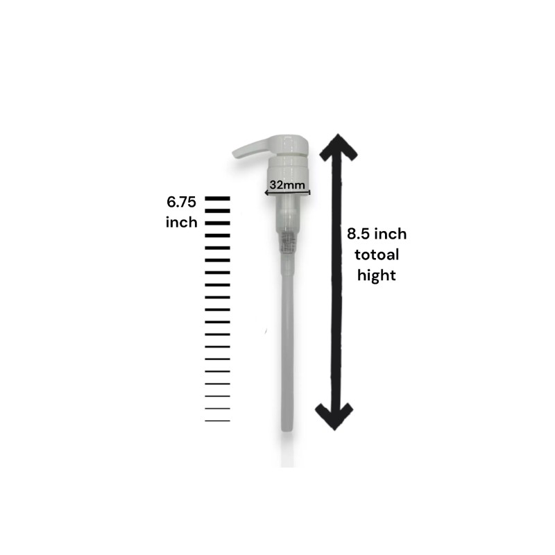 Pump for 1 liter 32oz Bottles for Lotion Shampoo or