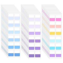 Gjinxi Gjinxi 360 Stück Kleberegisterkarten Tab Marker, Seitenmarker Haftstreifen Index Tabs Page Marker Klebezettel Selbstklebend Tabs Haftnotizen für Büro, Dokumente, Bücher, Tagebuch, Ordner