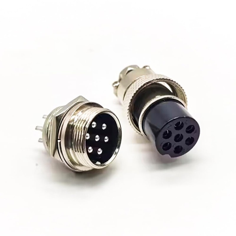 Elecbee GX20 7 Pin Connector Thread Metal Aviation Cable Connector