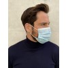 Mouth and nose protective mask.
