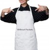 MFAZ Morefaz Ltd Apron with Chef's Hat, White, Black, Set