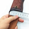 Leather Knife Sheath,Carry Snap Case for Pocket Folding Knife Pouch
