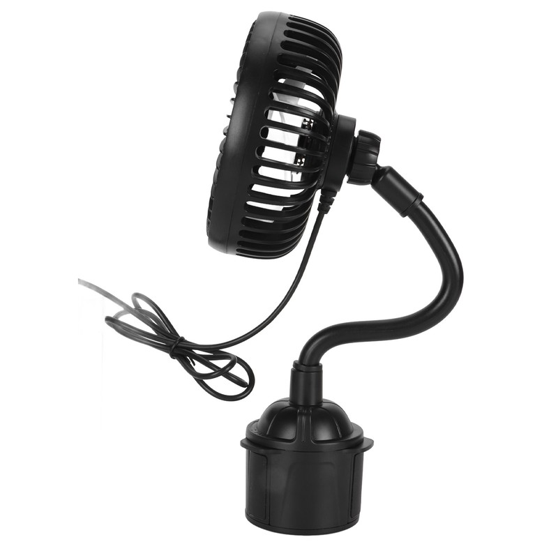 Car Fan Powerful Low Noise 3 Speeds Adjustable Portable USB
