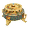 Trinket Incense Burner with Lid Handcraft Antique Polished Process for