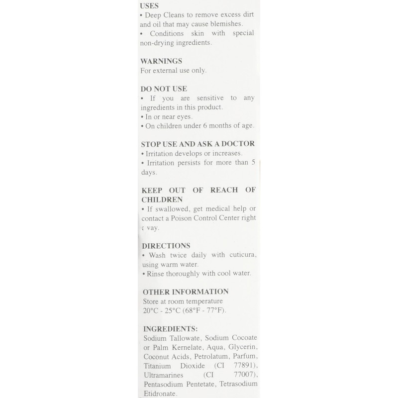 Cuticura Soap Original Scent 3 Ounce Bar