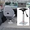 Adjustable Boat Seat Pedestal Base Mount Kit with Lock in