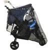 Universal Rain Cover for Twins, Double Pram, Siblings Buggy, Foldable,