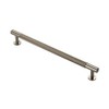 Carlisle Brass FTD700 Knurled Cabinet Pull Handle Satin Nickel 224mm
