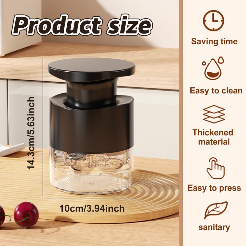 Cherry Pitter Multiple, Quick Release Multi Cherries Stoner Pitter 7-in-1,