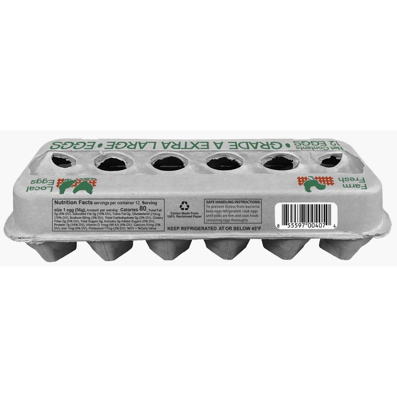 TECS Grade A Extra Large Printed Paper-Pulp Carton with UPC