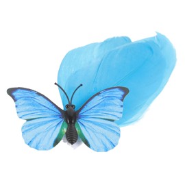 TOVINANNA Plume Butterfly Hair Clip for Girls Decorative Hair Barrette for Parties Dances and Outdoor Events for Daily Use