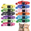 12 Collares para Gatos Reflectantes con Campana