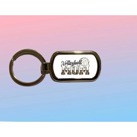 Neat VOLLEYBALL  MOM   Key Chain