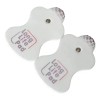 Electrodos Omron Long Life Reutilizables TENS 4 Unidades Blancos