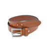 Red Bridge Men's Genuine Leather Belt - Taba. Plain, size: