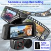 KOCASO 1080P 3 Channel Dash Cam Front and Rear, Car