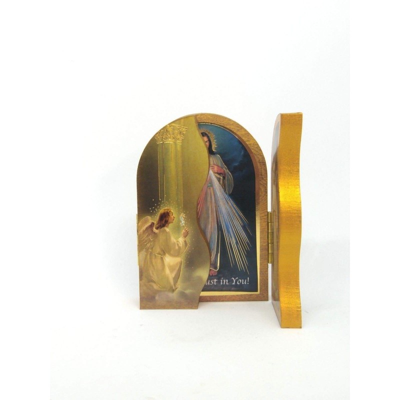 CBC Triptych Divine Mercy Folding Plaque or Triptych
