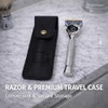 5 Blade Razor with Pivot Ball technology-All Chrome Diamond Pattern
