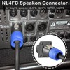 Xiatiaosann For Speakon Plug 4 Pin Speaker Panel Socket, DIY
