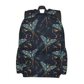 Moon-Moth Multipurpose School Bag Bookbag for Teenage Boys Girls Daily Backpack