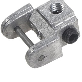 Wisyurt 2-piece conversion set for scroll saw blade holder, adapter without pin, metal holder for upper/lower saw blades