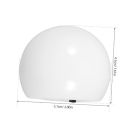 Operitacx Pearl Lamp Decorative Indoor Sleeve Bedside Table Shell Night Light Coastal Decoration Table Lamp Night Lamp Children's Room Lamp Ceramic Lamp Led Ball Egg Night Light White Ceramic