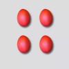Soloveiko Set of 4 Red Egg Dye for Pysanka, Pysanky,