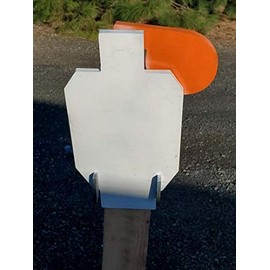 AR500 Steel Hostage Angled IDPA 2/3 12x20 Shooting Target 3/8 AR500 with Hanger for 2x4
