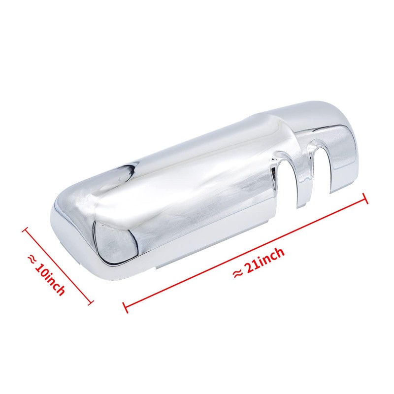 LEAVAN Chrome Door Mirror Covers Fit for Kenworth T680, A