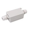 CNBTR Outdoor 2Way Cable Wire Connector Junction Box Plastic White