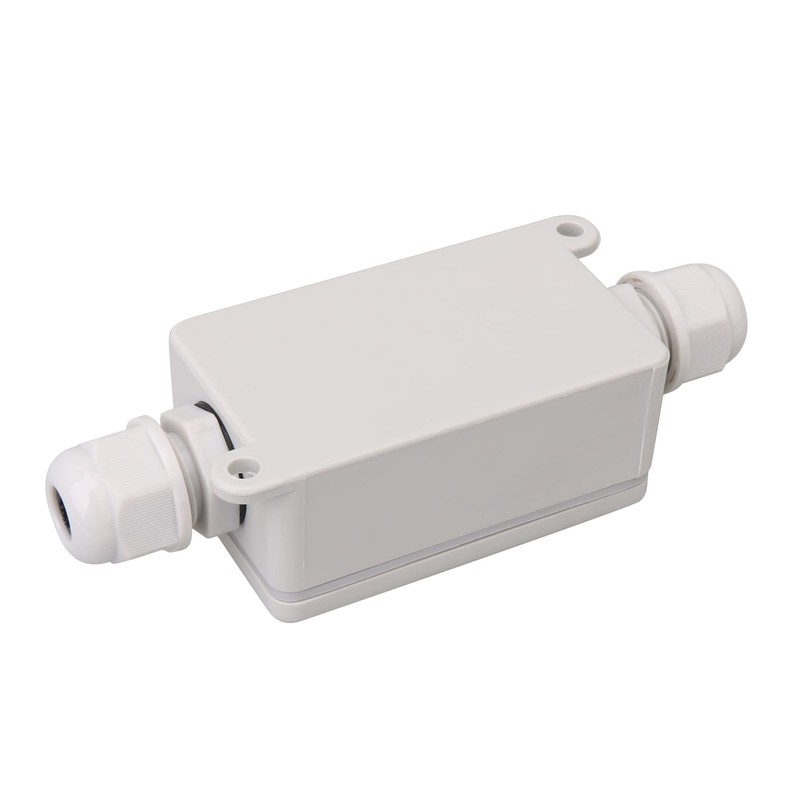 CNBTR Outdoor 2Way Cable Wire Connector Junction Box Plastic White