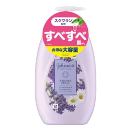 Johnson Body Care, Dreamy Aroma Milk, 16.9 fl oz (500 ml), Lavender and Chamomile Scent, Large Capacity, Body Cream, Body Milk, Lotion Pump, Moisturizing
