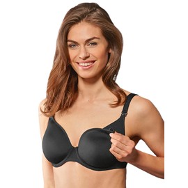 Anita Maternity Women's Maternity Bra with Underwire and Spacer Cup Pregnancy Bra, Black (Black 001)