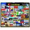 White Mountain I Love Chicago - 1000 Piece Jigsaw Puzzle