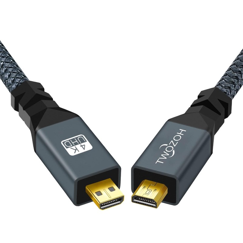 Twozoh Cable Micro HDMI a Micro HDMI, Micro HDMI macho