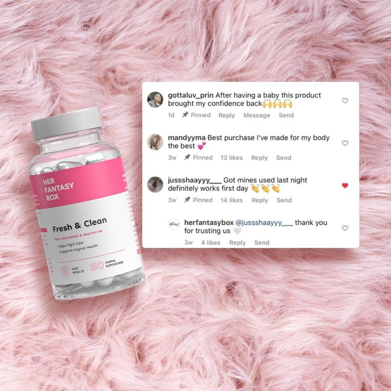 Her Fantasy Box - Boric Acid pH Balancing Vaginal Suppository