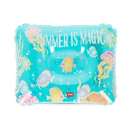 Legami - Cuscino Spiaggia Gonfiabile, da Campeggio Piscina Mare, Comodo Ultraleggero, Dimensioni 37 x 30 cm